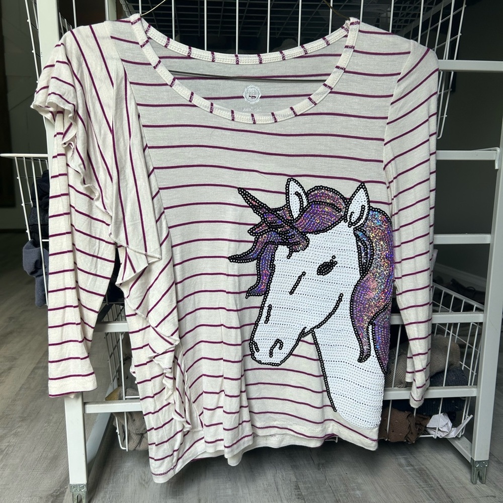 Total girl quarter sleeve shirt